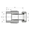Муфта с накидной гайкой 20x1/2F PPR Koer K0141.PRO (KP0178)