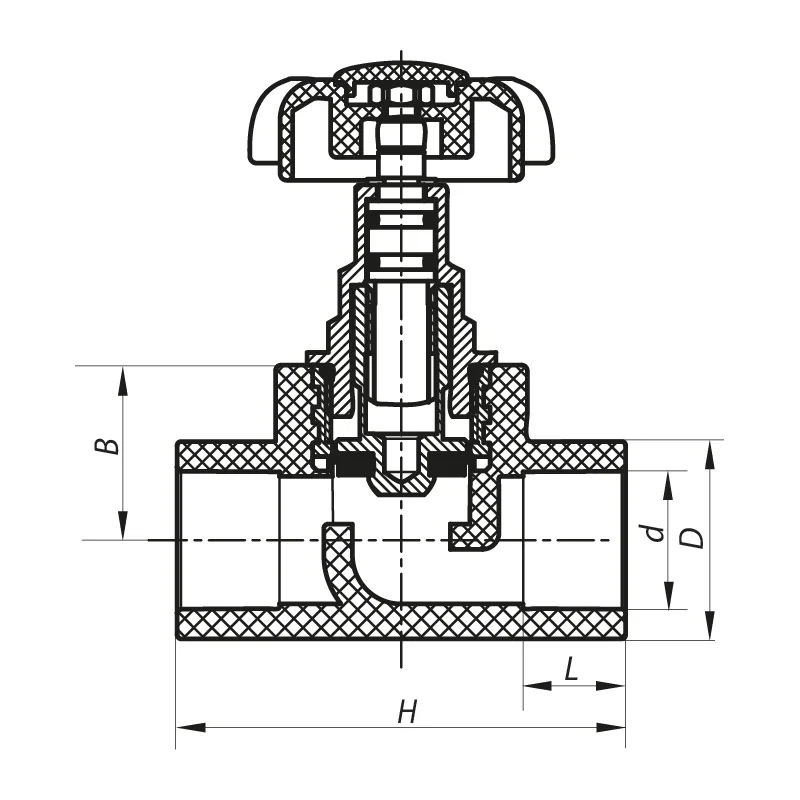 Кран вентильний 32 Koer PPR K0185.PRO (KP0239)