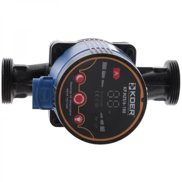 Насос циркуляционный энергосберег. Koer KP.N25/6-180 (с гайками, кабелем и вилкой) (KP0247)