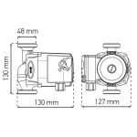 Насос циркуляційний відцентр. Koer KP.GRS-25/4-130 (KP0250)