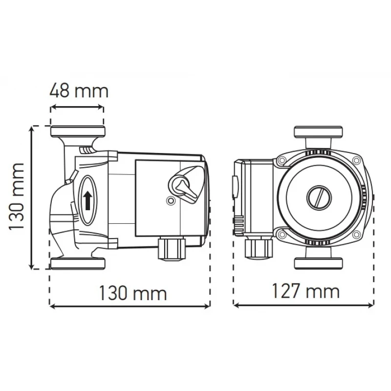 Насос циркуляційний відцентр. Koer KP.GRS-25/4-130 (KP0250)