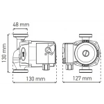 Насос циркуляционный центробеж. Koer KP.GRS-25/6-130 (с кабелем и вилкой) (KP0251)