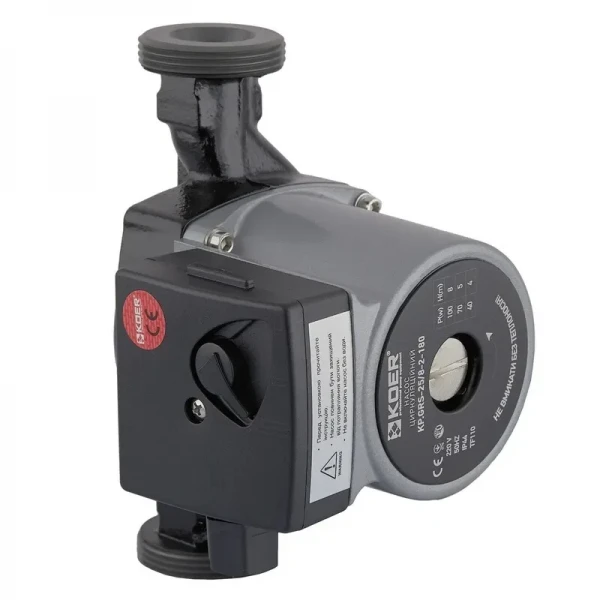 Насос циркуляционный центробеж. Koer KP.GRS-25/8-2-180 (с гайками, кабелем и вилкой) (KP0253)