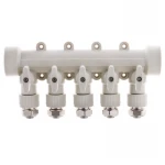 Коллектор распределительный 5-way с фитингом (40x20) PPR Koer K0193.PRO (KP2558)