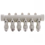 Коллектор распределительный 6-way с фитингом (40x20) PPR Koer K0194.PRO (KP2559)