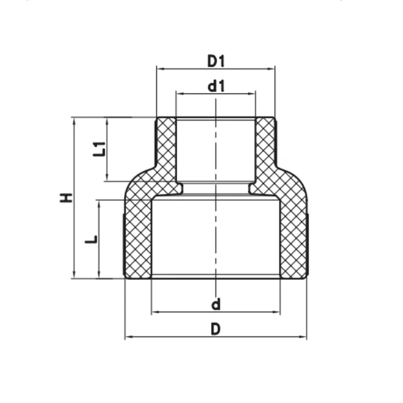 Муфта редукционная ВВ 110x63 PPR Koer K0216.PRO (KP2581)