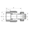 Муфта з євроконусом і накидною гайкою 20x3 /4 PPR Koer K0240.PRO (KP2606)