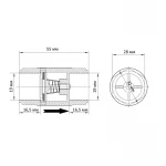 Клапан зворотний Koer K0251.PRO - 20 PPR (KP2610)