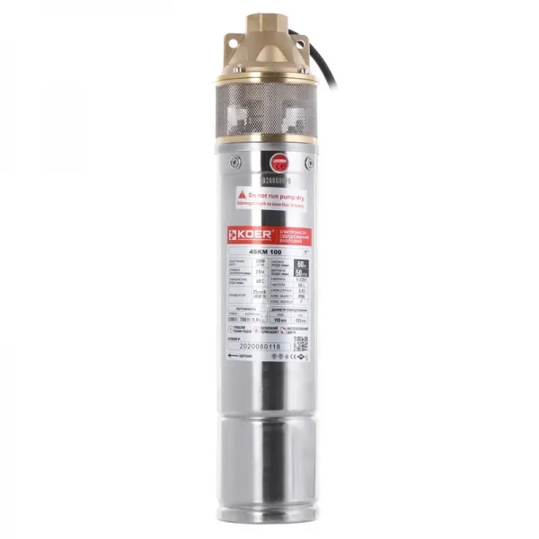 Насос скважинный вихревой с пультом Koer 4SKM-100 (KP2666)