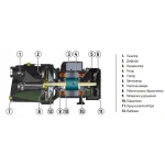 Насосная станция Koer auto JET-125 (с пятерником ) (KP2667)