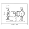 Рециркуляційний насос Koer KP.RP-25/6-180 SS (з гайками) (KP2795)