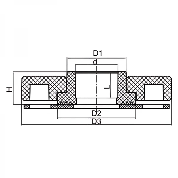 Фланцевий комплект KOER K0288.PRO - 63 PPR (фланець + бурт) (KP3248)