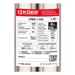 Насос свердловинний KOER 4TMS5.1-45/6 (нижній забір води) Н=45М, Q=6кбМ, P=600 Вт, каб.12м, 1-1/4