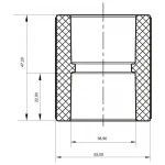 Муфта Koer K0004.PRO - 40 PPR (KP3433)