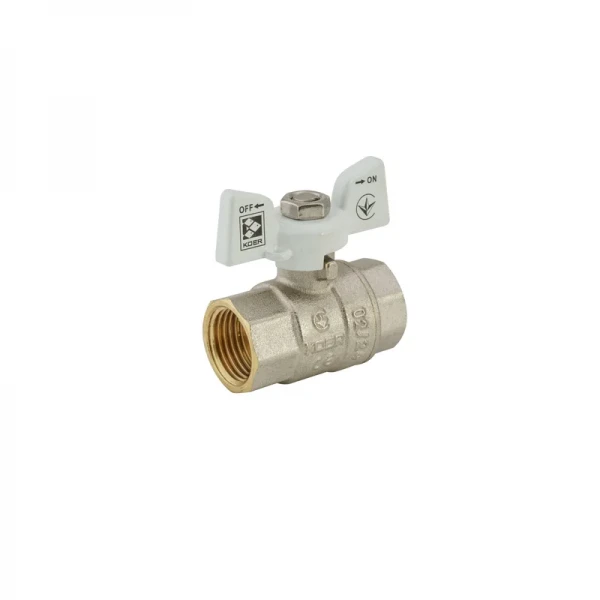 Кран шаровый Koer 1/2" ГГБ (KR.217.W) белый (KR0177)