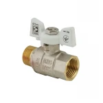 Кран шаровый Koer 1/2" ГШБ (KR.218.W) белый (KR0182)