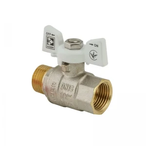 Кран шаровый Koer 1/2" ГШБ (KR.218.W) белый (KR0182)