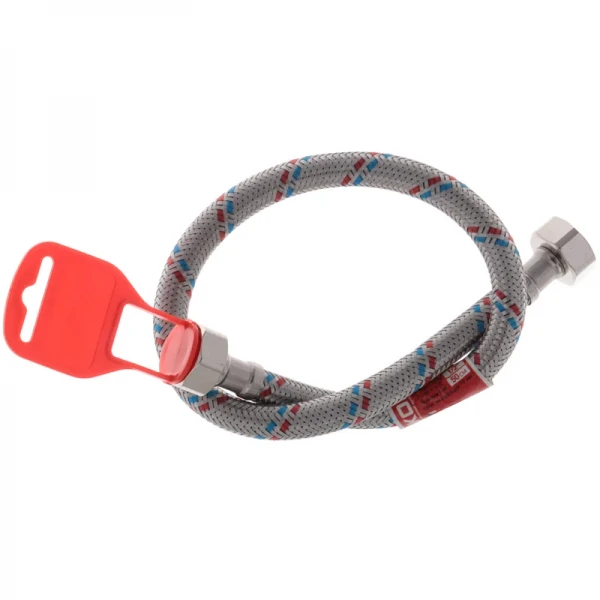 Гибкий шланг для подключения воды гайка 1/2'' - гайка 1/2'' (50 см) Koer (KR0254)