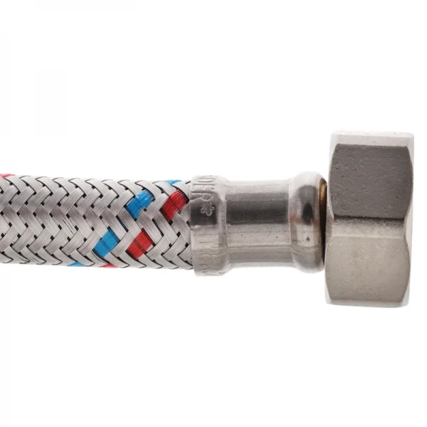Гнучкий шланг для підключення води гайка 1/2'' - гайка 1/2'' (120 см) Koer (KR0258)
