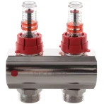 Колекторний блок з витратомірами Koer KR.1110-03 1"x3 ways (KR2640)