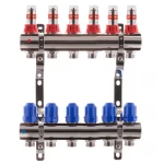 Коллекторный блок с расходомерами Koer KR.1110-06 1”x6 ways (KR2643)