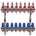 Коллекторный блок с расходомерами Koer KR.1110-08 1”x8 ways (KR2645)
