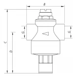 Редуктор давления Koer KR.1251 3/4” (KR2661)