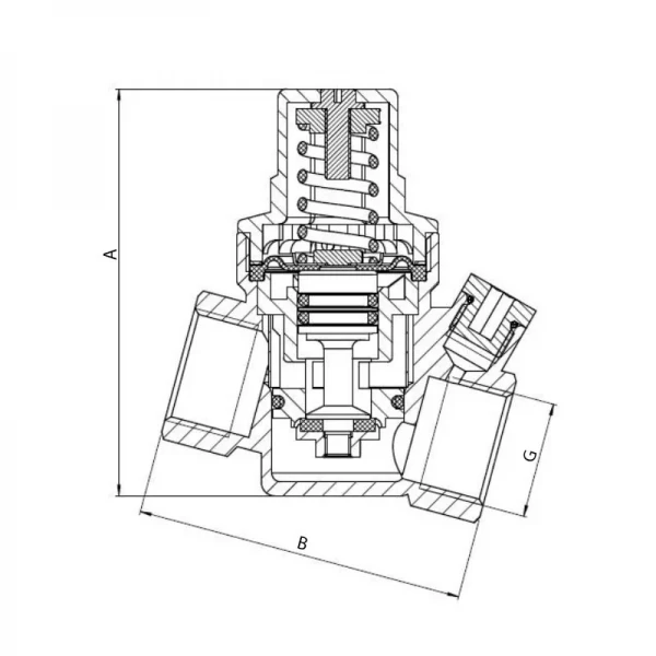 Редуктор давления Koer KR.1253 1/2” (KR2665)