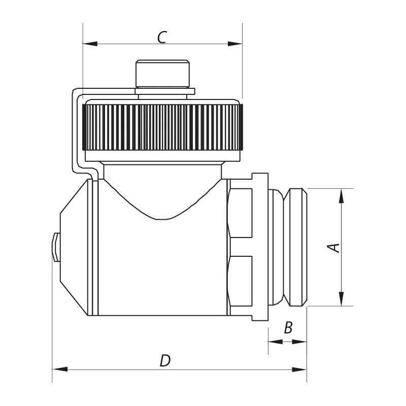 Кран сливной 1/2” Koer KR.1038 (KR2673)