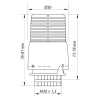 Термоголовка з виносним датчиком M30x1.5 Koer KR.1332 (KR2678)