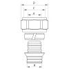 Євроконус 3/4"x16 KOER KR.1151 (KR2688)