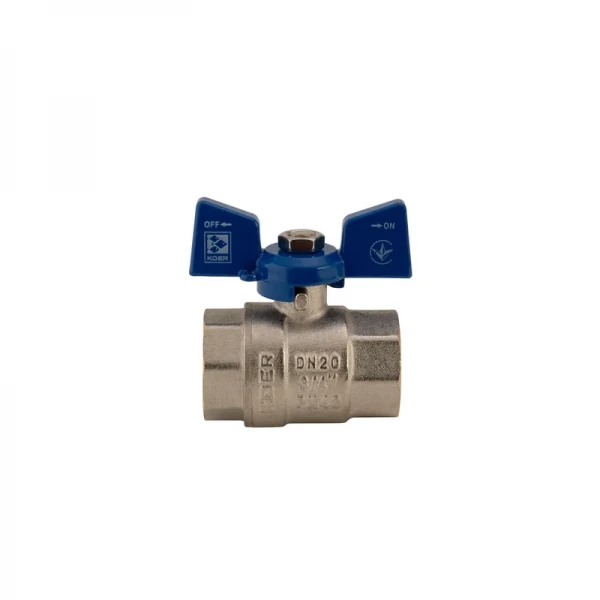 Кран шаровый Koer 3/4" ГГБ (KR.217.B) синий (KR2720)
