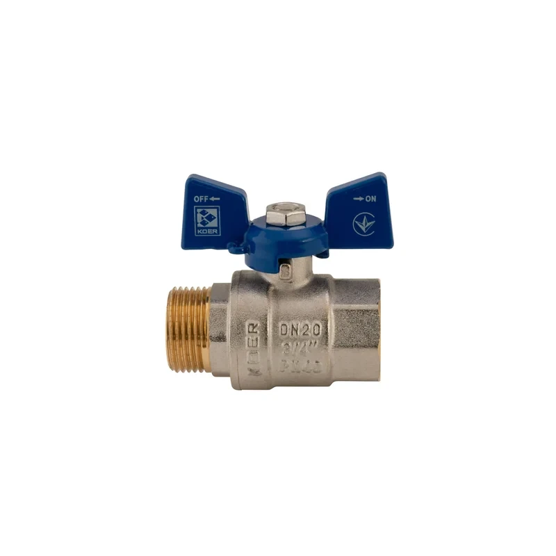 Кран кульовий Koer 3/4" ГШМ (KR.218.B) синій (KR2723)