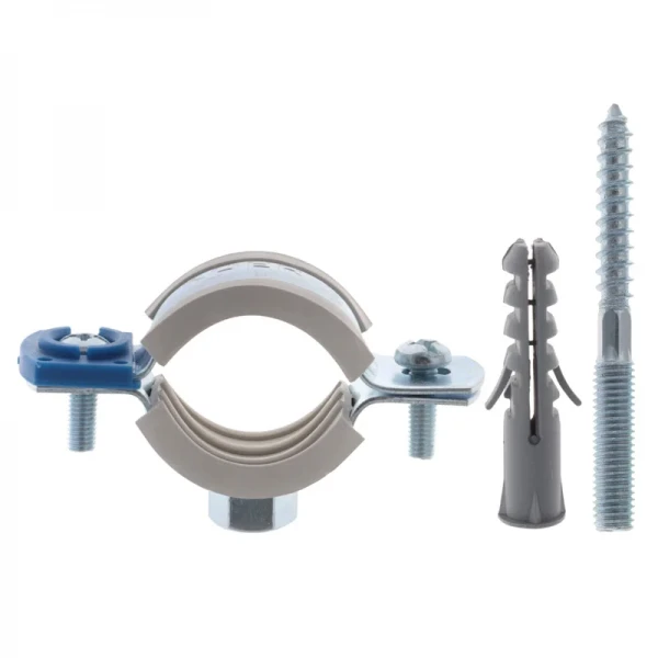 Хомут трубный оцинкованный Koer KCB.10.G 3/4" (26-30) серый (KR2785)