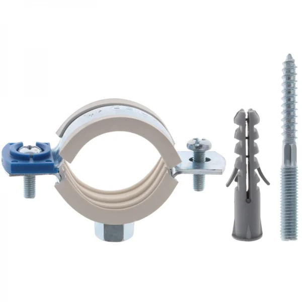 Хомут трубный оцинкованный Koer KCB.10.G 1" (32-36) серый (KR2786)