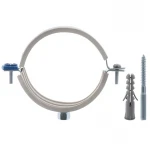 Хомут трубный оцинкованный Koer KCB.10.G 3" (87-92) серый (KR2791)