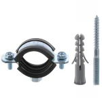 Хомут трубный оцинкованный Koer KCB.20 1" (32-36) черный (KR2797)