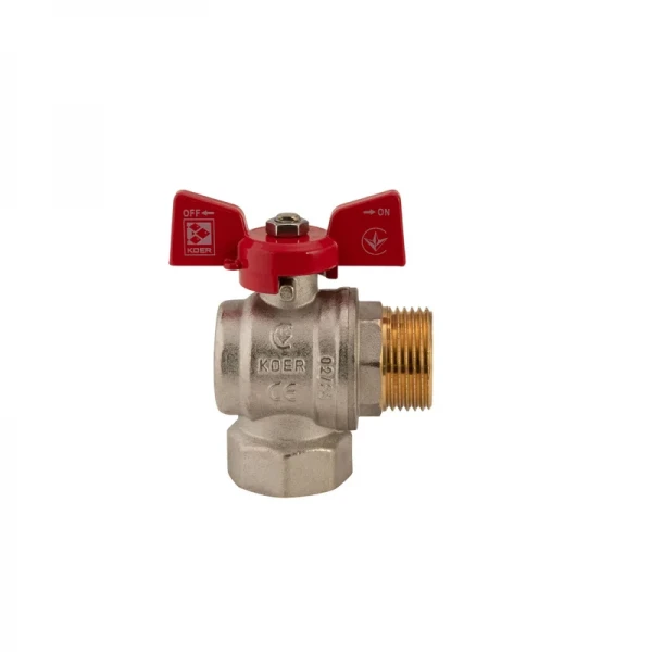 Кран шаровый Koer 1" ГШБ угловой (KR.208) (KR2807)