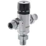 Клапан смесительный термостатический трехходовой 3/4'' (с накидн. гайками) Koer KR.1258 (KR2818)