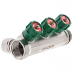 Коллектор вентильный с фитингом Koer KR.1123-3 3/4”x3 ways (KR2830)
