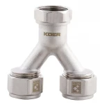 Разделит. узел (с ЕВРОКОНУСАМИ) для подкл. 2-х контуров отопления Koer KR.1150 - 3/4”x16 (KR2895)