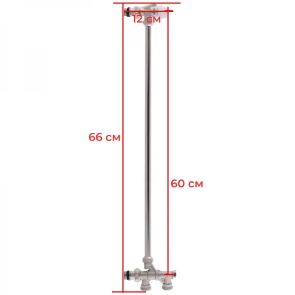 Блок нижнього підключення радіатора з трубкою Koer KR.1135 (KR2896)