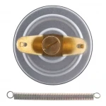 Термометр накладной с пружиной KOER KT.672A D=63мм (KR2897)