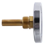 Термометр аксиальный с погружной гильзой KOER KT.671A D=63мм 1/2'' (KR2899)