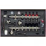 Коллектор со встроенным смесит. узлом Koer KR.S1012-4 1"х4 SUS304 и евроконусами 3/4-16 (KR2937)