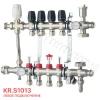 Колектор з вбудованим смесит. вузлом Koer KR.S1013-4 1 "х4 SUS304 і євроконус 3 / 4-16 (KR2947)