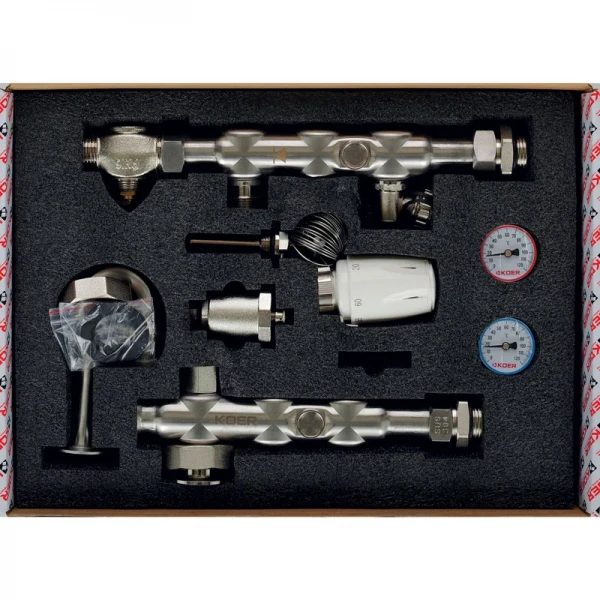 Смесительный узел Koer KR.S1022 (без байпаса) 1" НР SUS304 (KR2956)