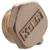 Заглушка Koer KF.P06M.WN - 1/2'' Н (без никеля) (KR3023)