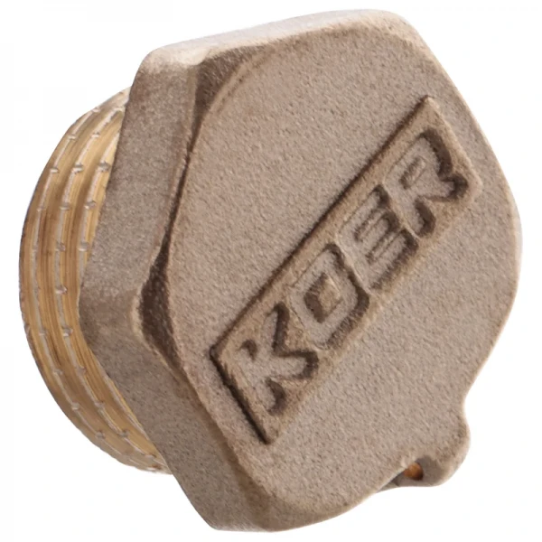 Заглушка Koer KF.P06M.WN - 1/2'' Н (без нікелю) (KR3023)