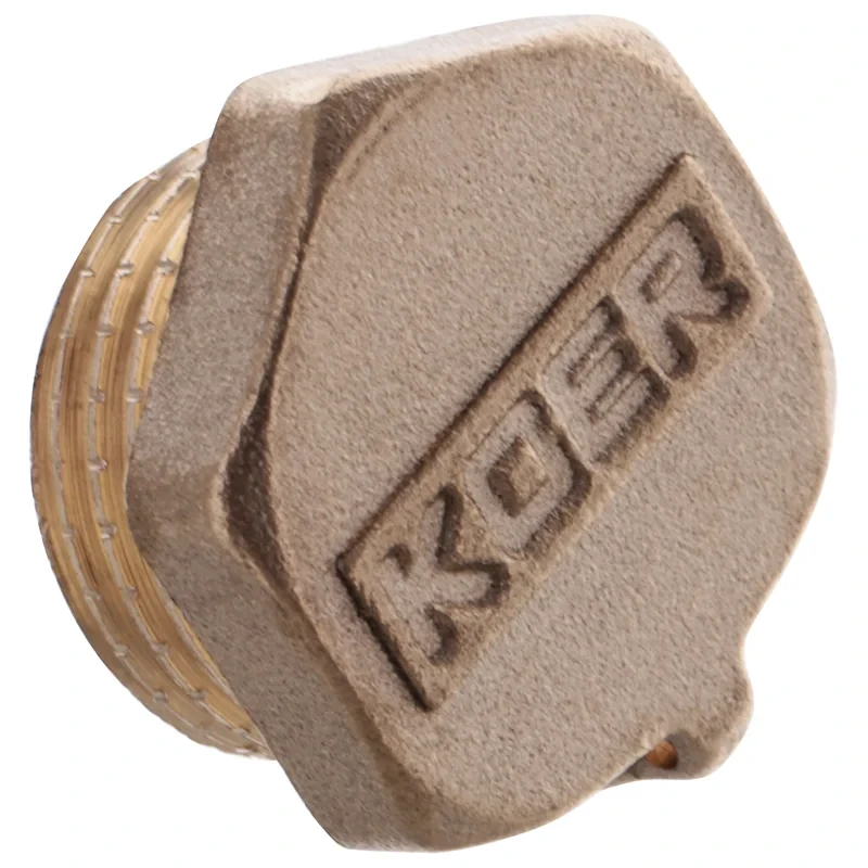 Заглушка Koer KF.P06M.WN - 1/2'' Н (без никеля) (KR3023)